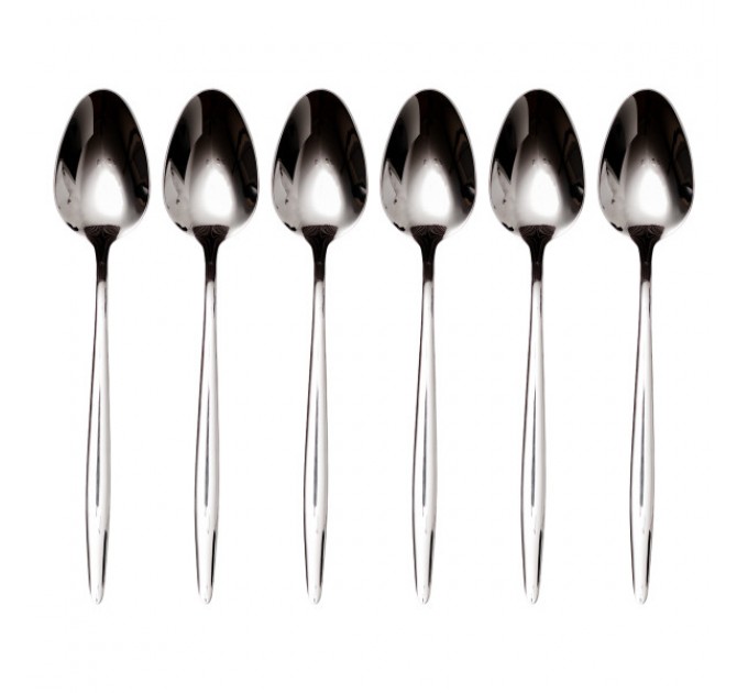 Набір столових ложок SHINY 6 штук із нержавіючої сталі Набір столових ложок SHINY 6 штук із нержавіючої сталі
