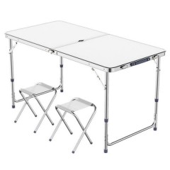 Стіл для пікніка розкладний зі стільцями 120*60*55 см