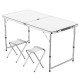 Стіл для пікніка розкладний зі стільцями 120*60*55 см