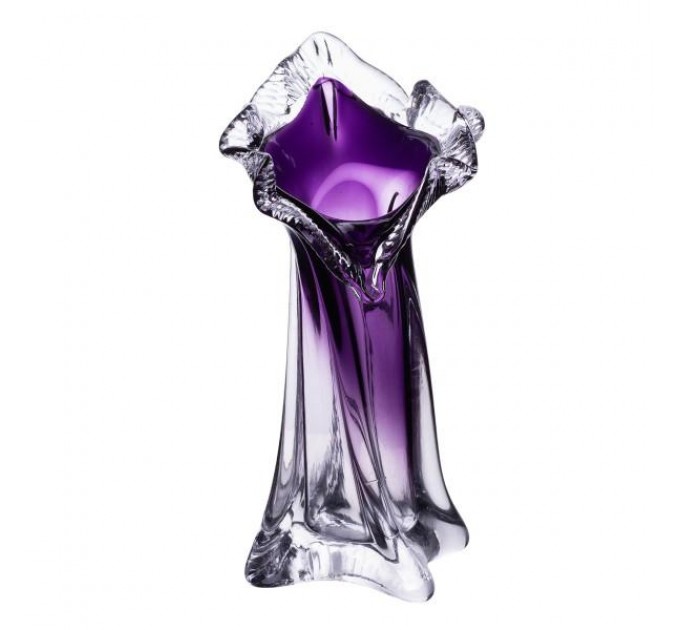 Ваза ручної роботи Castillo скляна 20 см, фіолетовий Ваза ручної роботи Castillo скляна 20 см, фіолетовий