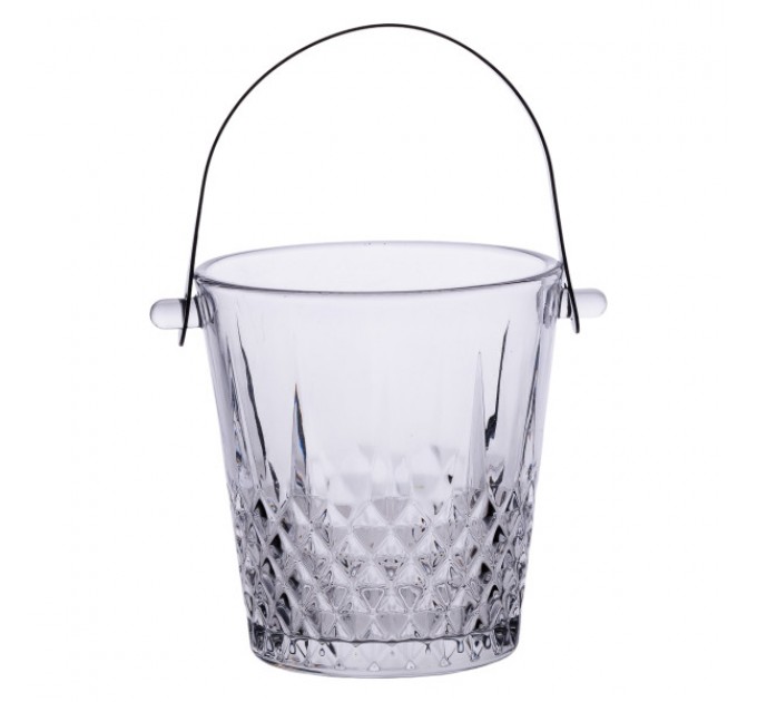 Відерце для льоду Waterford Lismore 1 л скляне зі щипцями Відерце для льоду Waterford Lismore 1 л скляне зі щипцями