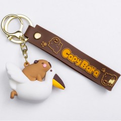 Брелок для ключів Капібара на пелікані 5*3*4 см