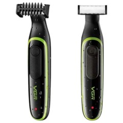 Тример акумуляторний VGR V-017 з 3-ма насадками, чорний