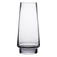 Ваза для квітів Bohemia скляна 21 см, прозорий