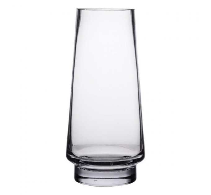 Ваза для цветов Bohemia стеклянная 21 см, прозрачный