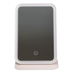 Косметичне дзеркало-планшет з LED-підсвіткою 19,5х13,5 см, білий