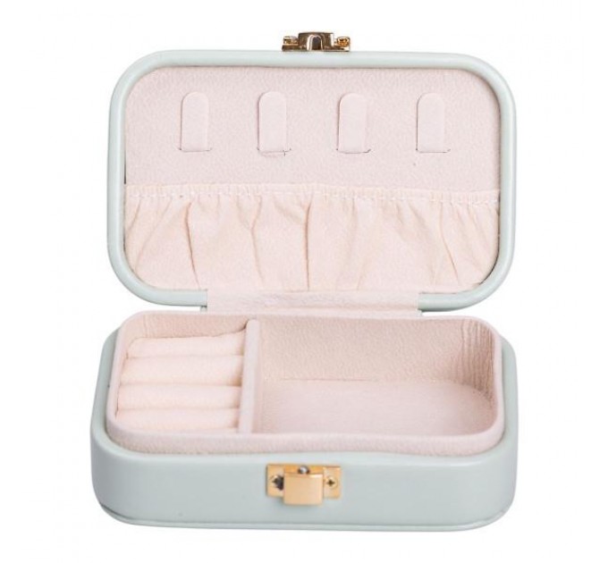 Скринька-органайзер для прикрас з накидним замком 12х7,5х4 см, евкаліпт