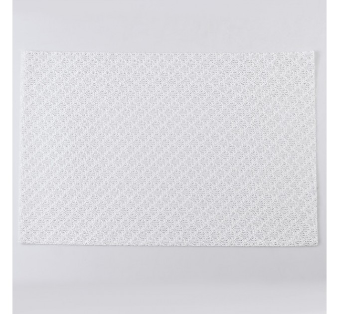 Килимок для сервірування столу Texture 45*30 см, білий