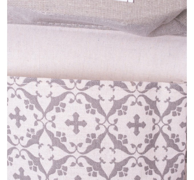 Органайзер панно підвісний на 5 секцій 95*10 см, сірий