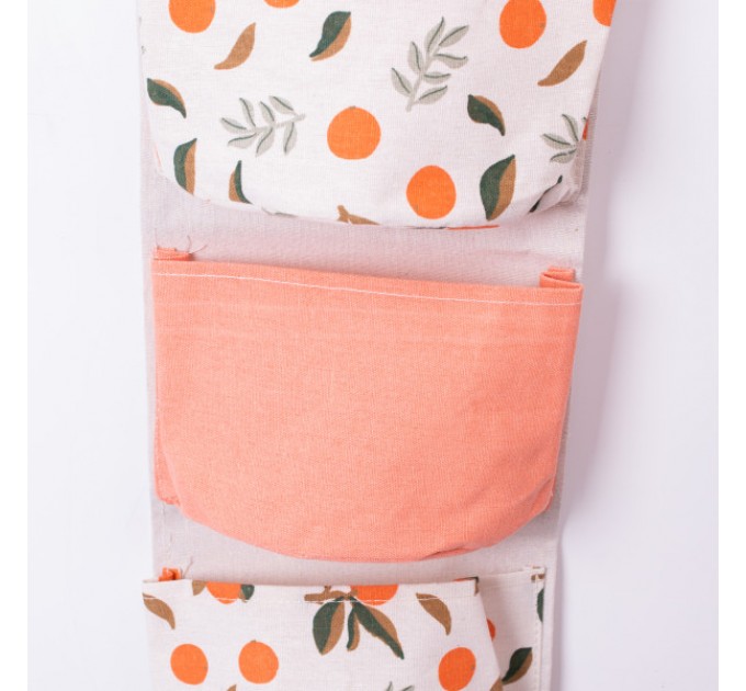 Органайзер панно підвісний на 5 секцій 95*10 см, рожевий