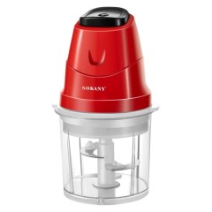 Чопер-подрібнювач Sokany SK-06009 чаша на 700 мл, червоний Чопер-подрібнювач Sokany SK-06009 чаша на 700 мл, червоний