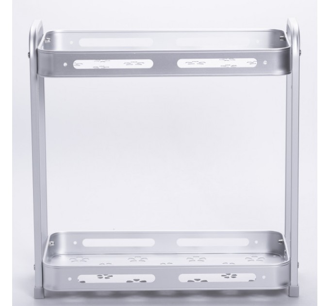 Полиця для ванної кімнати двоярусна