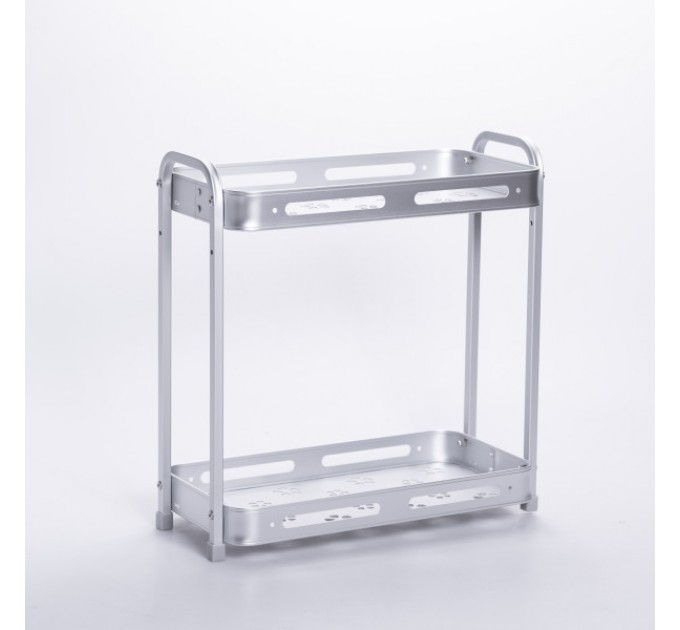 Полиця для ванної кімнати двоярусна