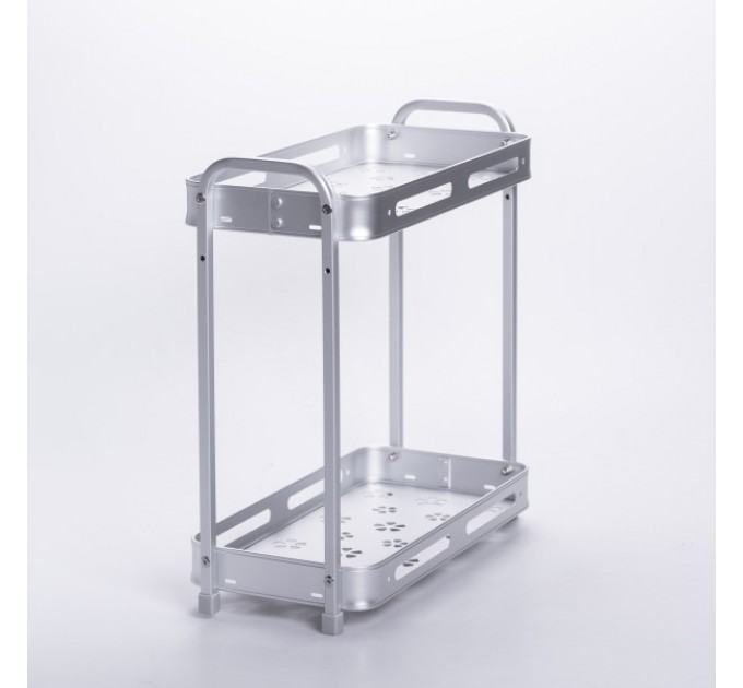 Полиця для ванної кімнати двоярусна