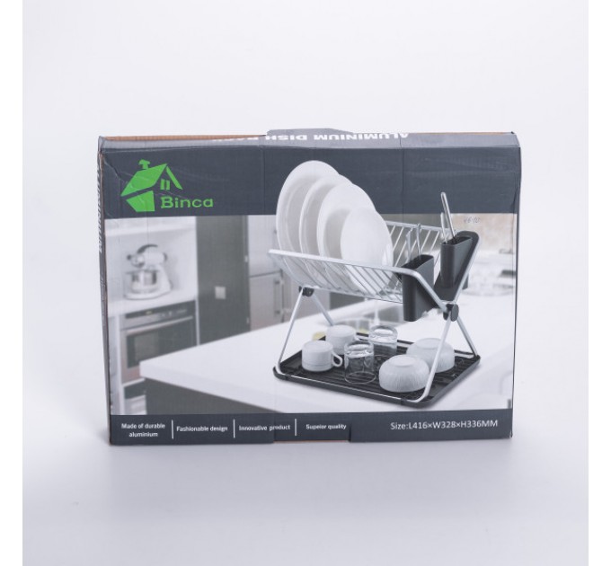 Сушарка для посуду складана 42*31,5*33 см