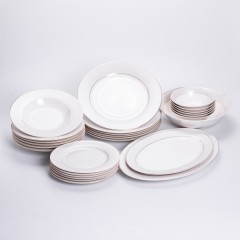 Столовий сервіз на 6 персон порцеляновий Claire