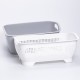 Кошик для миття овочів та фруктів пластиковий 32*23*13 см, сірий