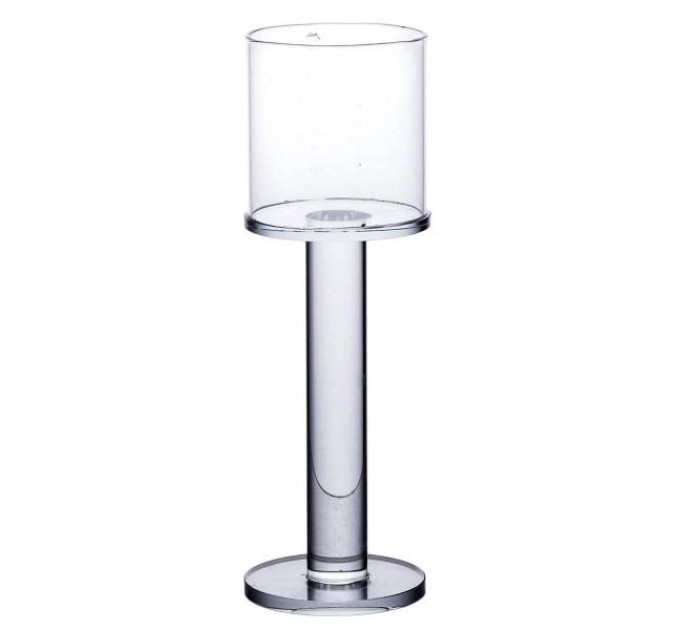 Подсвечник декоративный Cylinder стеклянный 18.5 см