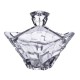 Цукорниця з кришкою Bohemiya із товстого скла 8.5 см