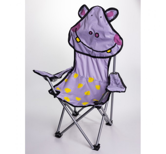 Дитяче крісло туристичне складане 34*58*65 см, фіолетовий
