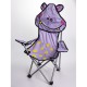 Дитяче крісло туристичне складане 34*58*65 см, фіолетовий