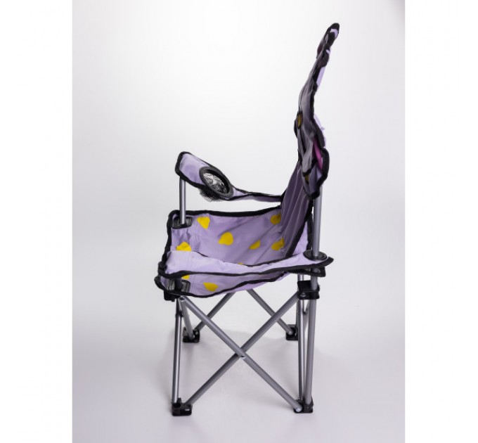 Дитяче крісло туристичне складане 34*58*65 см, фіолетовий