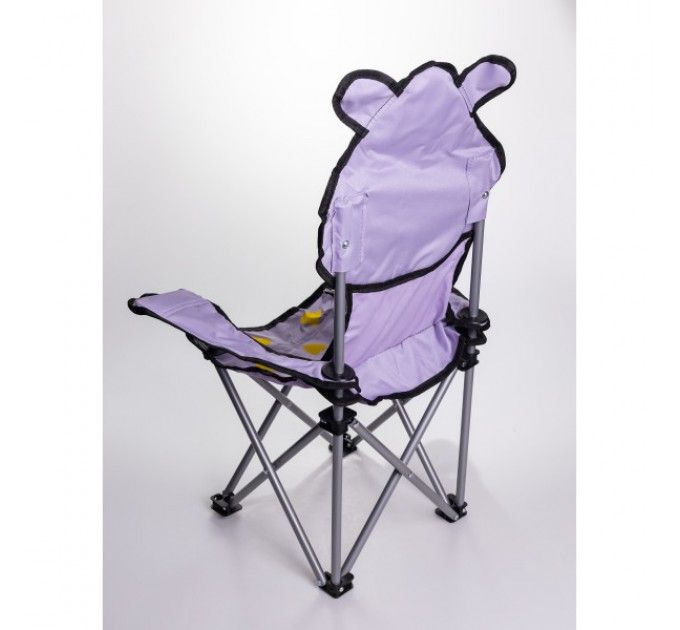 Дитяче крісло туристичне складане 34*58*65 см, фіолетовий