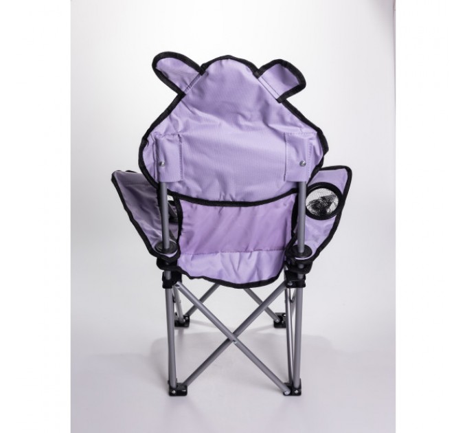 Дитяче крісло туристичне складане 34*58*65 см, фіолетовий