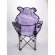 Дитяче крісло туристичне складане 34*58*65 см, фіолетовий