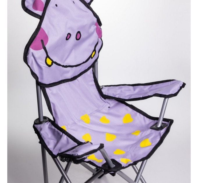 Дитяче крісло туристичне складане 34*58*65 см, фіолетовий