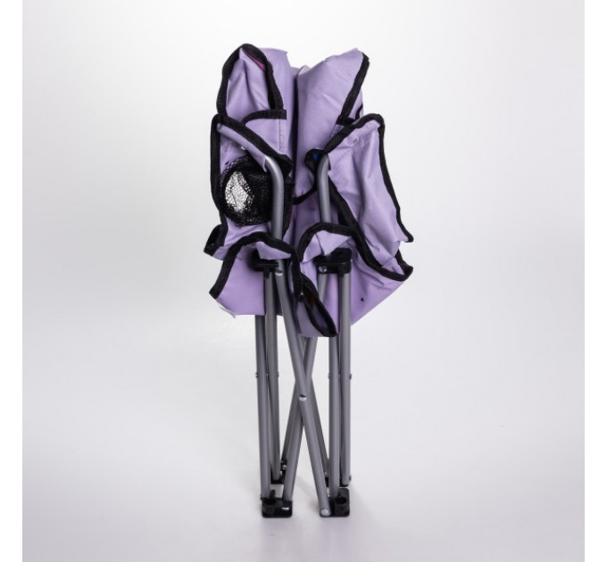 Дитяче крісло туристичне складане 34*58*65 см, фіолетовий