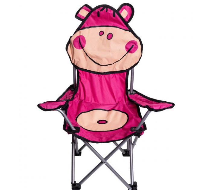 Дитяче крісло туристичне складане 34*58*65 см, рожевий