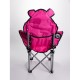 Дитяче крісло туристичне складане 34*58*65 см, рожевий
