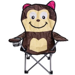 Дитяче крісло туристичне складане 34*58*65 см, коричневий