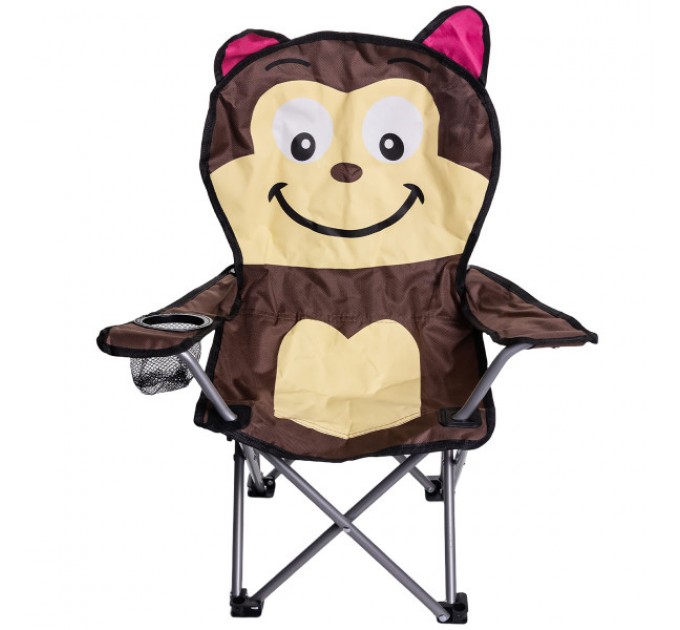 Дитяче крісло туристичне складане 34*58*65 см, коричневий
