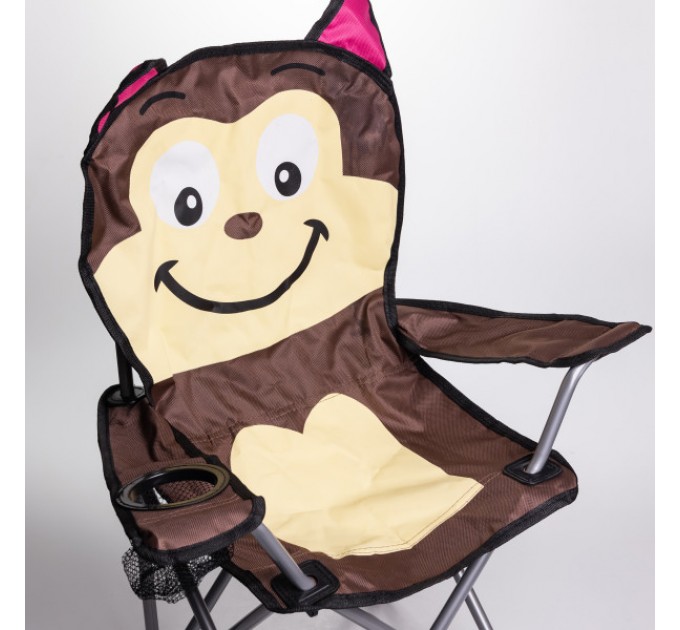 Дитяче крісло туристичне складане 34*58*65 см, коричневий