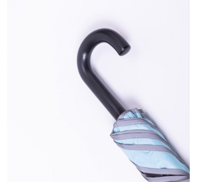 Дитяча парасоля-тростина механічна 90 см, блакитний