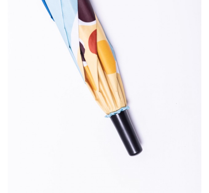 Дитяча парасоля-тростина механічна 90 см, блакитний