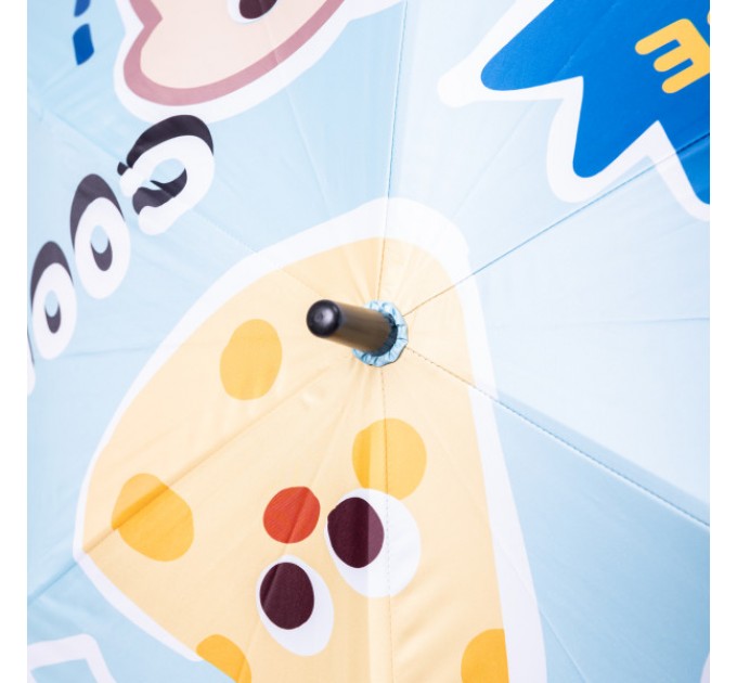 Дитяча парасоля-тростина механічна 90 см, блакитний