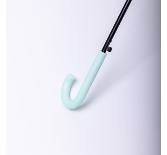 Дитяча парасоля-тростина напівавтомат складна 94 см, м'ятний