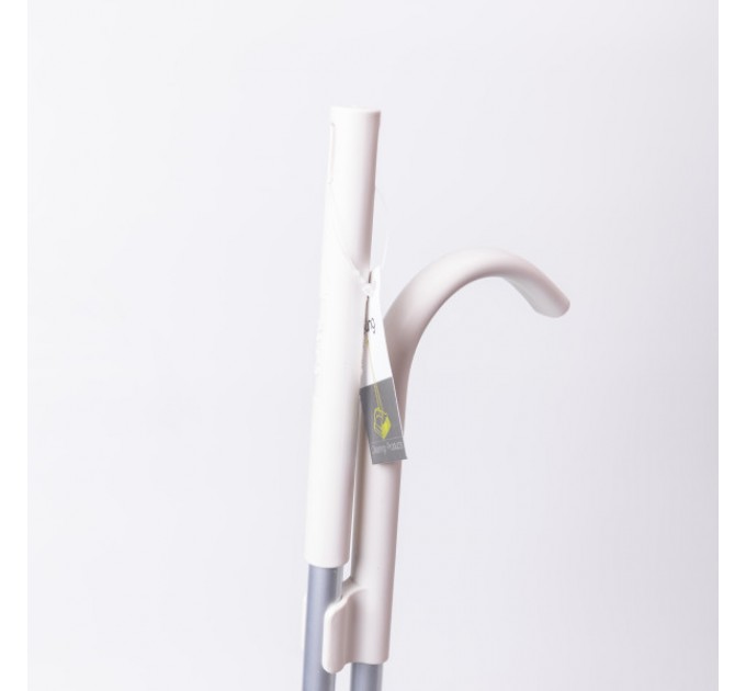 Набір для прибирання щітка та совок з довгою ручкою 71 см, білий