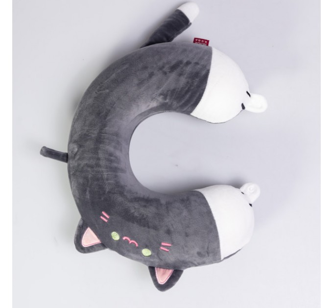 Подушка для шиї Kitty U-подібна, темно-сірий