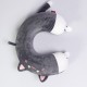 Подушка для шиї Kitty U-подібна, темно-сірий