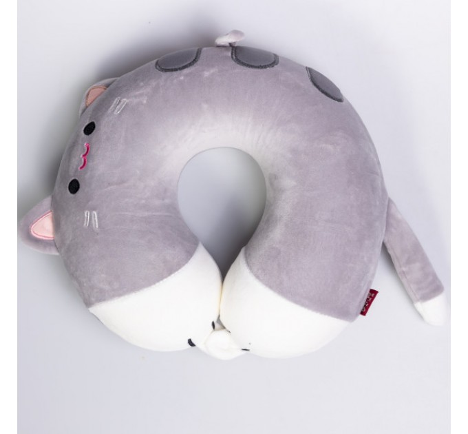 Подушка для шиї Kitty U-подібна, сірий