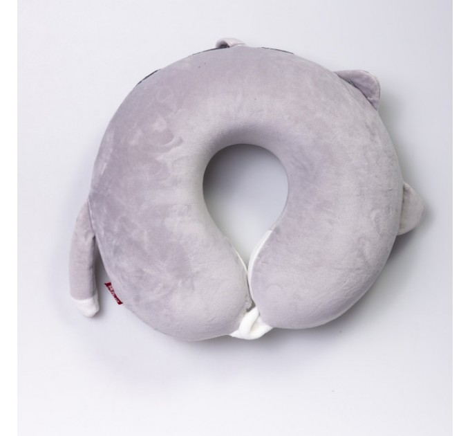 Подушка для шиї Kitty U-подібна, сірий