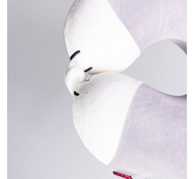 Подушка для шиї Kitty U-подібна, сірий