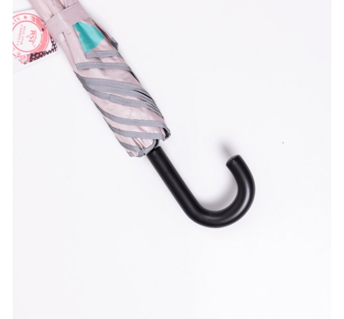 Дитяча парасоля-тростина механічна 90 см, бежевий