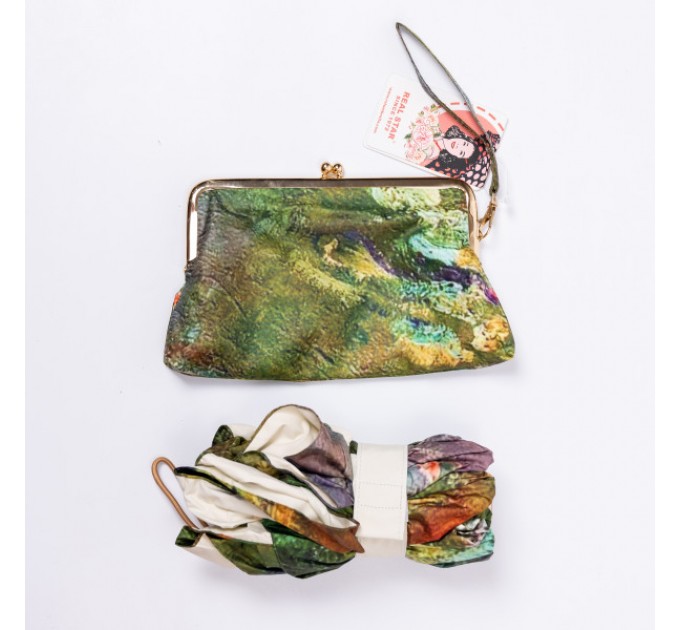 Парасоля механічна складна "Водяні лілії" Моне