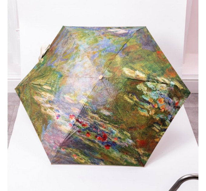 Парасоля механічна складна "Водяні лілії" Моне