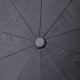 Зонтик автоматический складной 116 см, с деревянной ручкой, черный
